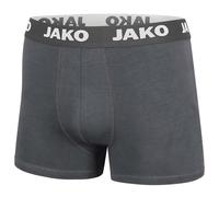 Jako Boxershort Basic 2er Pack anthrazit L