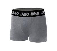 JAKO Herren Boxershorts Funktion, Grau-Meliert, S