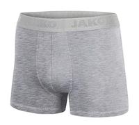 JAKO Boxershort Premium hellgrau Herren - 2 Stück, Größe XXL