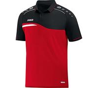 JAKO Herren Competition 2.0 Polo T-Shirt, rot/schwarz, 3XL, 6318