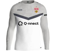 JAKO Herren Fansweatshirt VfB Sweat Iconic (ST8824) XXL weiß/soft grey/anthra light