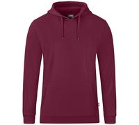 JAKO Freizeit Kapuzenpullover Hoodie Organic (Bio-Baumwolle) bordeauxrot Herren, Größe XL