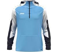 JAKO Herren Kapuzensweat Zip Hoodie Dynamic (6770) L skyblue/weiß/marine