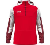 JAKO Herren Kapuzensweat Zip Hoodie Dynamic (6770) XL rot/weiß/dunkelrot
