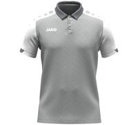 JAKO Dynamic Poloshirt 837 - hellgrau/weiß/grau L