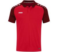 Jako Herren Polo Performance 6322-101 S Rot/Schwarz