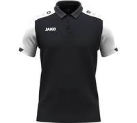 JAKO Unisex Poloshirt Dynamic, schwarz/weiß/anthrazit, 3XL