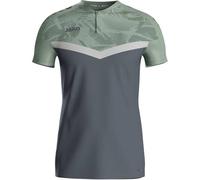 JAKO Poloshirt Iconic 6324-852 Herren – Keep Dry, recycelt – Anthra Light/Mintgrün/Soft Grey 3XL