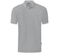 JAKO Herren Polo-Shirt Organic, hellgrau meliert