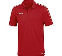 JAKO Herren Polo Striker 2.0, chili rot/weiß, 3XL, 6319