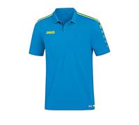 JAKO Herren Polo Striker 2.0, JAKO blau/neongelb, 3XL, 6319