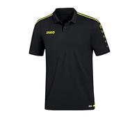 JAKO Herren Polo Striker 2.0, schwarz/neongelb, 3XL, 6319