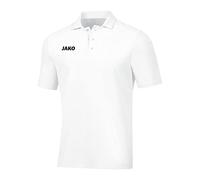 JAKO Herren Poloshirt Base, Weiß, M