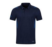 JAKO Herren Poloshirt Challenge, Marine-Meliert/Royal, M