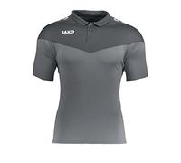 JAKO Herren Poloshirt Champ 2.0, Steingrau/Anthra Light, M