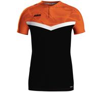 Jako Herren Poloshirt Iconic 6324-807 S Schwarz/Neonorange