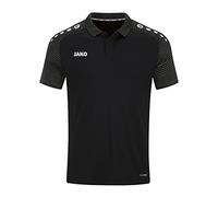 JAKO Performance Poloshirt Herren schwarz/anthra light 4XL