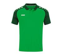 JAKO Herren-Poloshirt Performance – Soft Green/Schwarz – Größe S
