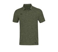 JAKO Herren Poloshirt Premium Basics, Khaki-Meliert, S