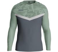 Jako Herren Pullover Sweat Iconic 8824-852 S Anthra Light/Mintgrün/Soft Grey