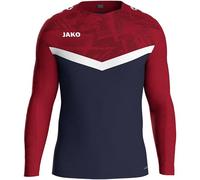 JAKO Herren Sweatshirt Sweat Iconic (8824) L marine/chili rot