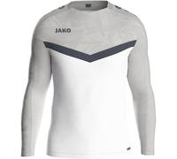 JAKO Herren Sweatshirt Sweat Iconic (8824) L weiß/soft grey/anthra light