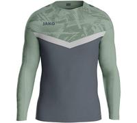 JAKO Herren Sweatshirt Sweat Iconic (8824) XXL anthra light/mintgrün/soft grey