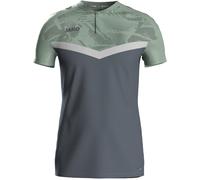 JAKO Iconic Poloshirt 852 - anthra light/mintgrün/soft grey 4XL