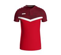 JAKO Iconic Poloshirt Herren & Damen Rot/Weinrot M - Atmungsaktives Unisex Freizeit Shirt mit Keep Dry Funktion, 100% recyceltes Polyester