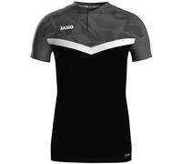 JAKO Poloshirt Iconic 801 – atmungsaktiv, Keep Dry, 100% recyceltes Polyester – Schwarz/Anthrazit S