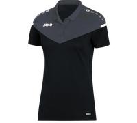 Jako Polo Champ 2.0 Damen Poloshirt schwarz 34