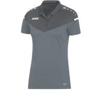 JAKO Sport-Polo Champ 2.0 (100% Polyester) grau Damen, Größe 36