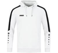 JAKO Kapuzenpullover (Hoodie) Power Kapuzensweat (Bio-Baumwolle) weiss Kinder, Größe 164