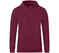 JAKO Freizeit Kapuzenpullover Hoodie Organic (Bio-Baumwolle) weinrot Jungen, Größe 152