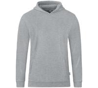 JAKO Freizeit Kapuzenpullover Hoodie Organic (Bio-Baumwolle) hellgrau meliert Jungen, Größe 164