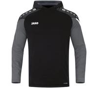 Jako Kinder Kapuzensweat Performance 6722-804 116 Schwarz/Anthra Light