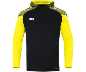 Jako Kinder Kapuzensweat Performance 6722-808 128 Schwarz/Soft Yellow