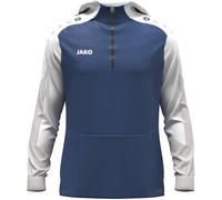 JAKO Kinder Kapuzensweat Zip Hoodie Dynamic (6770K) 140 nachtblau/weiß/hellgrau