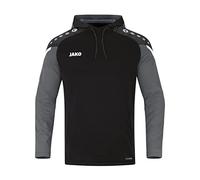 JAKO Kinder Kapuzensweatshirt Performance, Schwarz/Anthra Light, 116