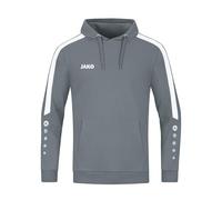 JAKO Kinder Kapuzensweatshirt Power 840 – Steingrau – Größe 128