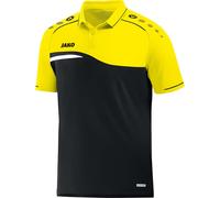 JAKO Competition 2.0 Poloshirt Kids schwarzgelb, 140 Kinder