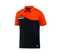 JAKO Kinder Polo Competition 2.0, schwarz/neonorange, 152, 6318