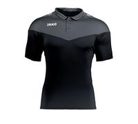 JAKO Kinder Poloshirt Champ 2.0, Schwarz/Anthrazit, 140