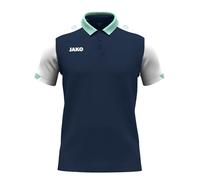 JAKO Kinder Poloshirt Dynamic, Marine/weiß/Minze, 140