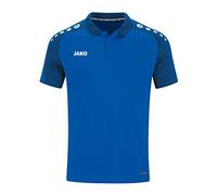 JAKO Sport-Polo Performance (atmungsaktiv, schnelltrocknend) royalblau/marine Jungen/Mädchen/Kinder, Größe 140
