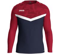 Jako Kinder Pullover Sweat Iconic 8824-901 140 Marine/Chili Rot