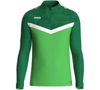 JAKO Kinder Pullover Ziptop Iconic (8624K) 140 soft green/sportgrün