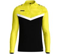 JAKO Kinder Pullover Ziptop Iconic (8624K) 152 schwarz/soft yellow