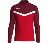 JAKO Kinder Pullover Ziptop Iconic (8624K) 164 rot/weinrot