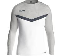 JAKO Kinder Sweatshirt Sweat Iconic (8824K) 128 weiß/soft grey/anthra light